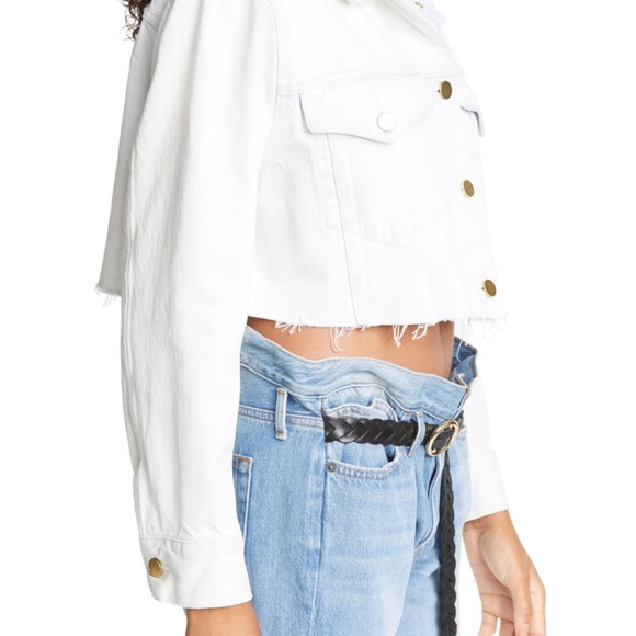FRAME NWOT Ultra Crop Denim Jacket - Picture 4 of 10